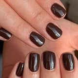 Walnut Brown #052 - DC Gel Duo Nail Lacquer, Chocolate Brown, Gel Polish, Dark Chocolate, Led Lamp, Walnut, How To Apply, Nails