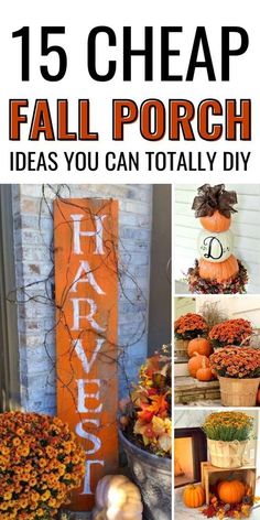 fall porch decor ideas you can totally diy