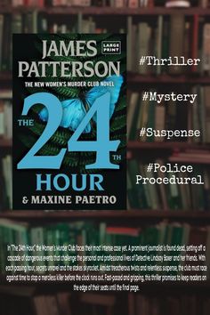 the 24 hour book tour poster for james patterson