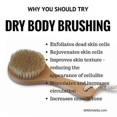 Dry Body Brush for Exfoliation, Circulation and Cellulite Aid / Dry Body Brushing Dry Body Brush, Dry Body Brushing, Body Brush, Natural Sisal, Dry Skin Care, Detox Smoothie