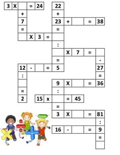 the worksheet for addition and subtraction with two children in front of it