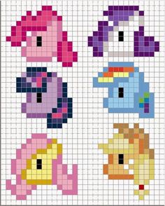 cross stitch pattern for the little pony