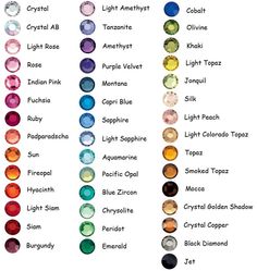 an image of different colored gems