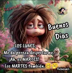 Funny Cartoon Images, Happy Day Quotes, Morning Love Quotes, Spanish Inspirational Quotes, Cute Animal Clipart, Good Morning Funny, Funny Cartoon Gifs, Cute Cartoon Pictures