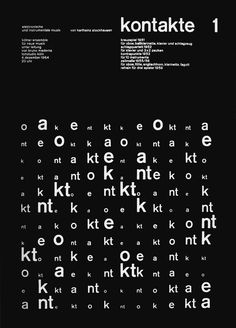 a black and white poster with the words kontakte in different languages on it