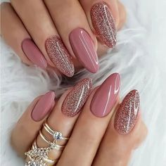 Super Cute And Stylish Ships In 5-10 Business Days Blush Rose Nails, Ombre Nail Design, Blush Pink Nails, Crazy Nail Designs, Mauve Nails, Nail Designs Pictures, Ombre Nail Designs, Pretty Nail Art Designs, Crazy Nails