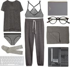 Home Lounge Outfit, Outfit Grey, Home Lounge, Sleep Clothes