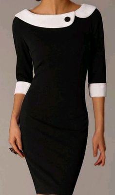 Fashion Work Outfit, Outfit For Women, Office Dresses For Women, Work Dresses For Women, Classy Dress Outfits, Classy Work Outfits, Fashionista Clothes, Long Dress Casual, Love Clothing