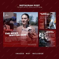 an instagram post is shown with the image of a woman holding a microphone in her hand