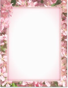 a square frame with pink flowers on it