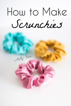 how to make scrunchies for kids