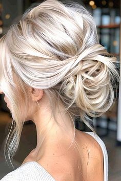 This bridal hair idea looks elegant for brides. I specialize in that for wedding day photos. Pin this updo to your wedding inspiration. Med Length Wedding Hairstyles, Bridal Shoulder Length Hair, Updo For Fine Medium Length Hair, Up Dos For Shoulder Length Hair, Formal Updos For Medium Length Hair Wedding, Short Updo Hairstyles Wedding, Bridal Hair Shoulder Length, Medium Updo Hairstyles, Gala Hairstyle Medium Length