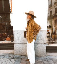 Fringe Jacket Outfit, Jackets Outfit, Fringed Jacket, Casual Ootd, Western Outfit, Suede Fringe Jacket, Crisp Air, Fringe Jacket