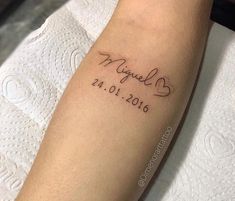 a woman's arm with a tattoo on it that says, mayly march