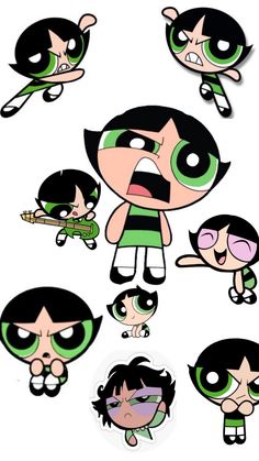 buttercup power puff girl Buttercup Drawing Powerpuff, Buttercup Powerpuff Tattoo Ideas, Buttercup Wallpaper Iphone, Powerpuff Girls Aesthetic Buttercup, Buttercup Powerpuff Girls Aesthetic, Buttercup Tattoo Powerpuff, Buttercup Drawing, Buttercup Fanart