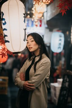 Tokyo Urban Portraits At Omoide Yokocho in Shinjuku, Japan Japan Portrait Photography, Japanese Inspired Photoshoot, Travel Portrait Photography, Travel Posing Ideas, Japanese Fashion Photography, Japan Photoshoot Ideas, Travel Photoshoot Ideas