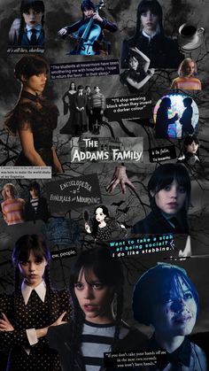 an image of many different people in black and white outfits, with text that reads the add