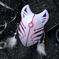 Wolf Mask Anime Fan of cosplay and manga? This anime wolf mask inspired by Japanese culture is made for you! Disguise yourself as your favorite heroes with this beautiful anime wolf mask. The perfect accessory to complete your cosplay or for a fancy dress party with friends and other festivals. Party mask: Ideal for Carnival, Christmas, Easter, New Year's Eve party, Halloween, discos, clubs. Comfortable to wear: Smooth curves to perfectly fit your face. Set included: 1x Anime wolf mask Meticulous details: Precise finishes for stunning rendering One size fits all Materials: PVC Size: 11.7 x 7.8 in FREE worldwide shipping Wolf Mask Anime, Okami Mask, Techwear Mask, Masque Hannya, Japanese Fox Mask, Mask Project, Carnival Christmas, Japanese Fox, Wolf Costume