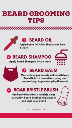 Easy tips for beard grooming! #beard #grooming #menstyle Look Good Everyday, Cowboy Shop, Guys Grooming, Beard Tips, Men Skin Care Routine, Beard Shampoo, Beard Game, Mens Grooming Kit, Look Put Together