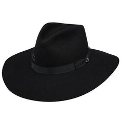 Black Western Panama Hat With Curved Brim, Western Style Black Panama Hat With Curved Brim, Classic Riding Hat With Curved Brim, Elegant Felt Hat With Curved Brim For Travel, Elegant Curved Brim Felt Hat For Travel, Elegant Wide Brim Felt Hat For Travel, Classic Riding Hat With Short Brim, Classic Short Brim Riding Hat, Classic Fedora For Riding