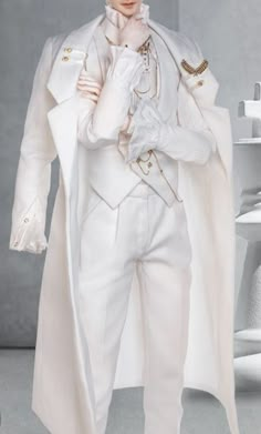 Baju Kahwin, Prince Clothes, Fancy Suit, Old Fashion Dresses, White Suit, Fashion 2024, Drawing Clothes, Fancy Outfits, Fantasy Clothing