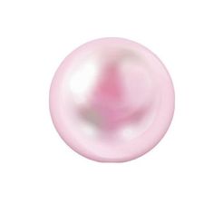 a pink pearl on a white background