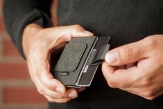 The wallet that’s smaller than your cards! | Yanko Design Most Expensive Yacht, Lost Wallet, Wallet Simple, Edc Backpack, Leather Wallet Design, Smart Wallet, Wallet Design, Minimalist Men, Men's Wallets