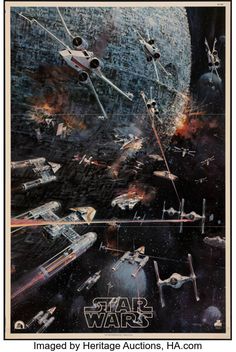 star wars the force awake movie poster by heritage auctions, ha's vintage posters