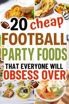 football party foods that everyone will be eating over the next few years, including snacks and desserts