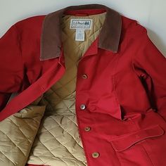 Reposhing This Item I Purchased From @Templeton314. Loved It, But Ready To Rotate For Something New. Questions? Leave A Comment Below! Red Cotton Blazer For Winter, Red Single Breasted Cotton Outerwear, Red Single-breasted Cotton Outerwear, Red Cotton Outerwear For Work, Thrift Manifestation, Thrift Inspo, Painting Styles, Barn Coat, Barn Jacket