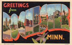 an old postcard with the word greetings from wisconsin