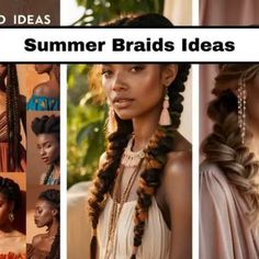 Summer Braids Ideas 4 Summer Braids, Beautiful Braids, Crown Braid