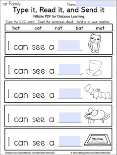 the printable worksheet for reading and writing with pictures to help students learn how to