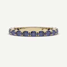 Raine features flowing oval blue Lab-grown Sapphire stones set in a half eternity shank. Dr Jewelry, Jewelry 2024, Sapphire Stones, Sapphire Band, Classy Jewelry, Jewelry Lookbook, Diamond Rings Bands, Sapphire Stone, Creative Jewelry