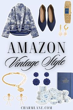 Love all things vintage chic? These classic style inspired home and fashion finds are the grandmillennial's dream! If you love the heirloom aesthetic then you'll love these Amazon must haves. Read the post on CharmLane.com!