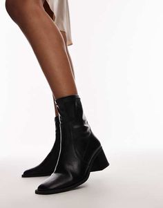 Topshop Nicole block heel ankle boots in black | ASOS Ankle Boots Low Heel, Joni Jeans, 2024 Style, Block Heel Ankle Boots, Women Shoes Online, Winter Party Dress, Heel Ankle Boots, Low Block Heels, Sweaters And Leggings