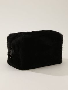 Color: Black Type: Square Case Power Supply: No Batteries Included: No Composition: 100% Polyester Material: Polyester Product Measurements in cm : Height Length Width 10 18 7.5 Introducing our Black Fluffy Plush Makeup Bag Cosmetic Organizer Toiletries Bag Makeup Organizer that is perfect for daily use or travel. This elegant Cosmetic Bag is designed to keep your beauty products organized and easily accessible. This makeup bag is durable and resistant to wear and tear. This bag will add a touch of elegance to your beauty routine. The spacious design allows you to pack all of your beauty essentials in one convenient location. So, you`ll have everything you need with you, wherever you go. Whether you`re a frequent traveler or need a reliable bag for your daily commute, this Makeup Bag is pe Goth Makeup Bag, Makeup Bag Black, Feminine Makeup, Black Makeup Bag, Marvel Dr, Makeup Bag Essentials, Frequent Traveler, Black Makeup, Goth Makeup