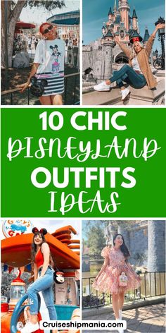 the top 10 chic disneyland outfits ideas for disney world, including princesses and more