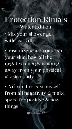 Salt Ritual Protection, Sea Salt Protection, Witch Shower Ritual, Shower Cleanse Spell, Crystals To Protect From Evil Spirits, Salt Shower Cleanse, Name In Salt Water Ritual, Protection Ritual For Self, Spiritual Cleansing Shower Ritual