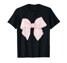 PRICES MAY VARY. Lightweight, Classic fit, Double-needle sleeve and bottom hem Coquette Pink, Top Fashion Brands, Pink Bow, Shop Top, Fashion Brands, Branded T Shirts, Special Features, Top Styles, Fashion Branding