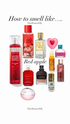 How to smell like red apple - ThatWomanTilly Apple Scented Perfume, How To Smell Like Apples, Lotion Combos, Apple Perfume, Scent Combos, Perfect Routine, Apple Fragrance, Apple Scent