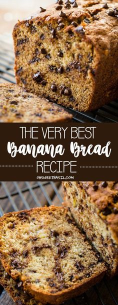 the very best banana bread recipe ever