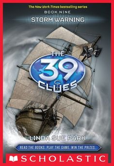 the 39 clues book cover with an image of a ship