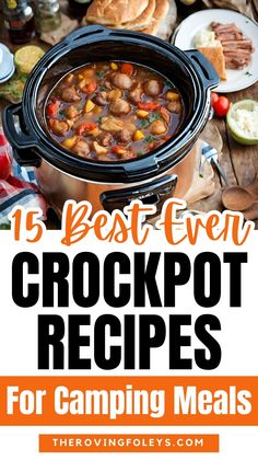 the best crockpot recipes for camping meals