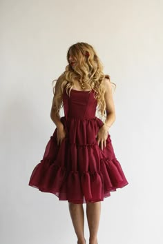 The Siena Dress in Scarlet Red – wildroseandsparrow Whimsical Cocktail Dress, Whimsical Red Dress, Corset Mini Dresses, Stunning Red Dress, Dark Romantic Dress, Dark Cherry Red Dress, Burgundy Graduation Dress, Red Dress Red Tights, Side Lace Up Dress