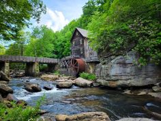 Glade Creek Grist Mill New River Gorge West Virginia, Things To Do Camping, New River Gorge National Park, West Virginia Travel, Southern States, New River Gorge, Virginia Travel, New River, Travel Info