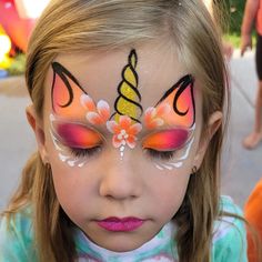 Fast Face Paint, Mermaid Face Paint, Easy Face Painting Designs, Princess Face Painting, Festival Face Paint