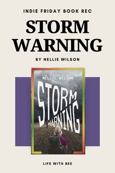 a book cover with the title storm warning