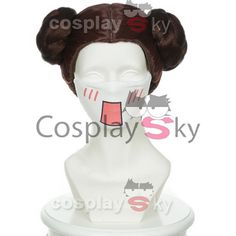 Star Wars Leia Cosplay Wig Heat Resistant Synthetic Hair Carnival Halloween Party Props Star Wars Darth Revan, Han Solo Cosplay, Rey Star Wars Costume, Star Wars Kenobi, Princess Leia Cosplay, Leia Cosplay, Carnival Halloween Party, Rey Costume, Rey Cosplay