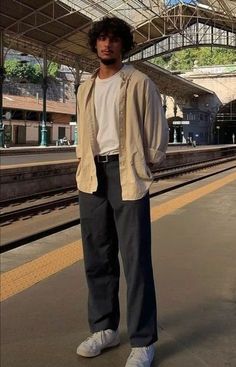 #fashion, #style, #outfitinspiration, #beauty European Street Style Men, Thrifted Guy Outfits, Guy Fall Fits, Loose Fit Outfit Men, Boyfriend Outfits Men, Men’s Aesthetic, Boy Fits Aesthetic, Men’s Outfit Aesthetic, It Boy Outfit